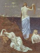 Young Women on the Seashore Pierre Puvis de Chavannes